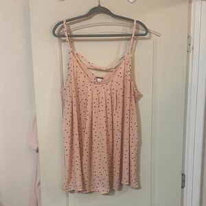 Torrid Pink Polka Dot Camisole